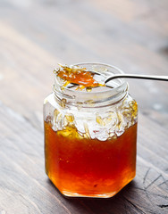 Grapefruit, orange jam, confiture 