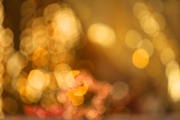 Festive abstract background with bokeh