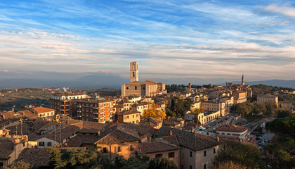 Obraz premium Panoramic view of Perugia - Italy