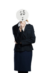 Unrecognizable businesswoman