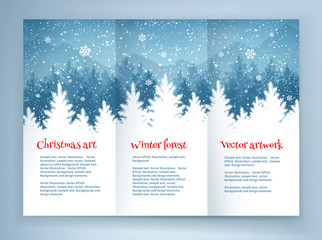 Christmas leaflet design