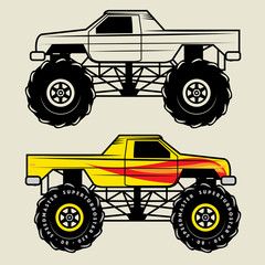 Race truck, vector © Flavijus Piliponis