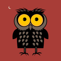 Owl, vector