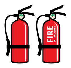 Fire extinguisher, vector