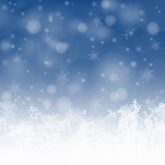  Snowflakes and stars background for winter 