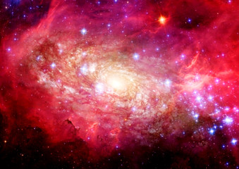 Stars, dust and gas nebula 