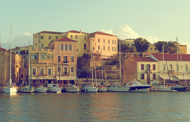 Many yachts and boats in the harbor.