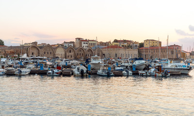 Many yachts and boats in the harbor.