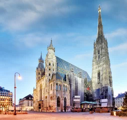 Plexiglas foto achterwand Wenen, St. Stephansdom, Oostenrijk, niemand © TTstudio
