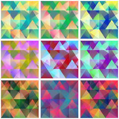 colorful backgrounds with abstract geometric shapes