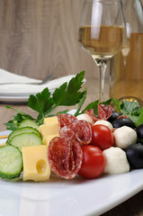 Canape on a skewer