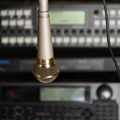Microphone In Studio