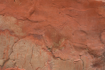 Old concrete painted wall