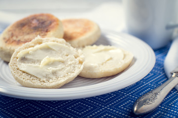 homemade English muffin breakfast bread