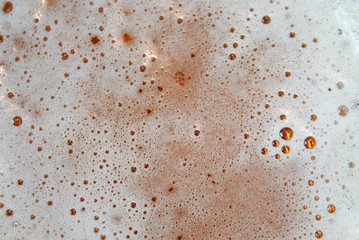 Glass of light beer
