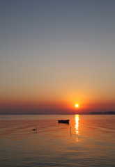 A beautiful view of sunrise at Busaiteen Bahrain