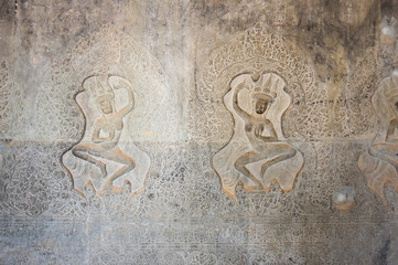 Apsara Carvings at Angkor Wat