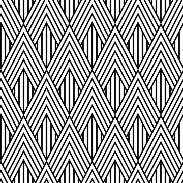 Vector seamless texture. Geometric abstract background. Repeating a pattern of broken lines.