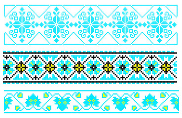 Ukrainian embroidery ornament