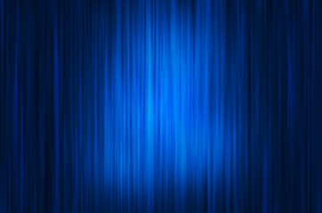 Blue Curtain Stage Background with light spots
