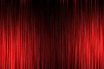 Red Curtain Stage Background with light spots