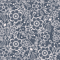 seamless lace floral background