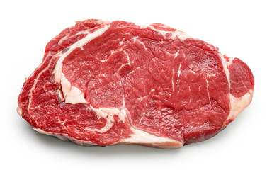 steak de boeuf cru frais