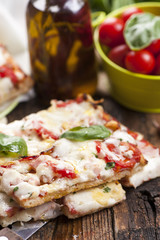 Focaccia. Flatbread pizza