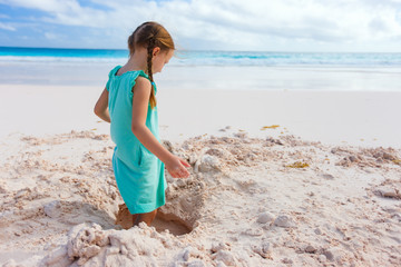 Little girl on vacation