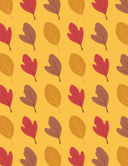 Obraz na płótnie Canvas Autumn leaves vector