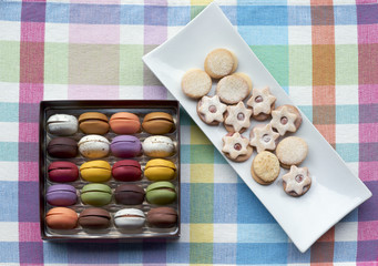 Cookies and macaroons.