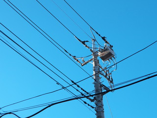 青空と電線