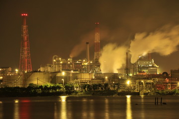 北九州工業地帯夜景