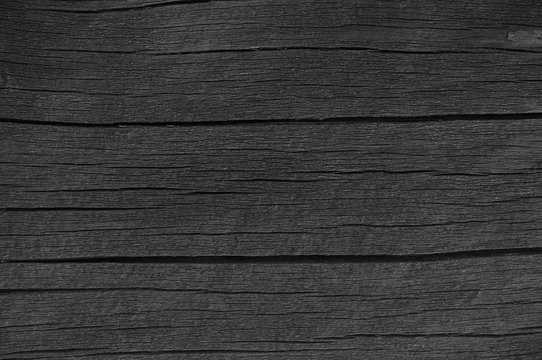 Wooden Plank Board Grey Black Wood Tar Paint Vertical Texture Old Aged Dark Cracked Timber Macro Closeup Pattern Blank Empty Rough Textured Copy Space Grunge Weathered Vintage Painted Background