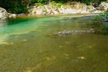 Atera Valley in Kiso, Nagano, Japan