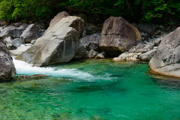 Atera Valley in Kiso, Nagano, Japan