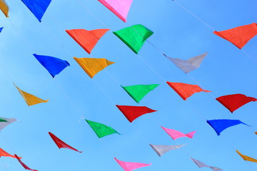 colorful bunting background