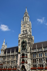 Fototapeta na wymiar New Town Hall in Munich, Bavaria, Germany