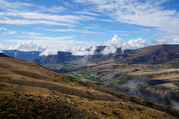 Fototapeta premium Clouds and Mountains