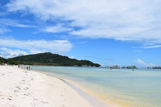 Sand beach in Phu Quoc close to Duong Dong, Vietnam