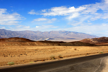 Road in Death Valley National Park, USA