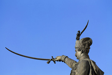 Statue of Ban Jelacic in Zagreb