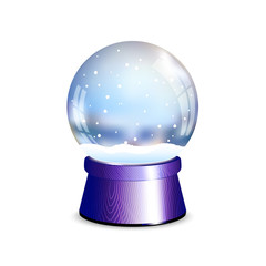 Christmas toy snow globe