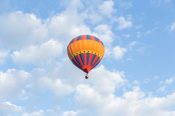 Colorful hot air balloon