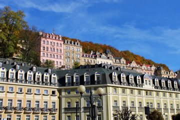 Historical centr of Karlovy Vary, Czech Republic 