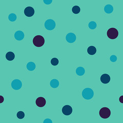 Pop art polka dot seamless background