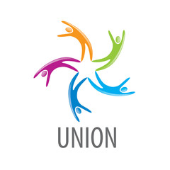 Obraz premium logo union people