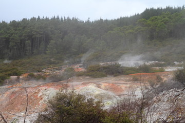 Geyser valley