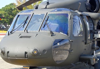 Fototapeta na wymiar H-60 Black Hawk Helicopter 