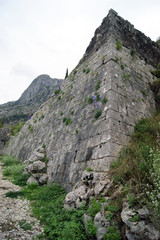 Wall fortifications in Kotor